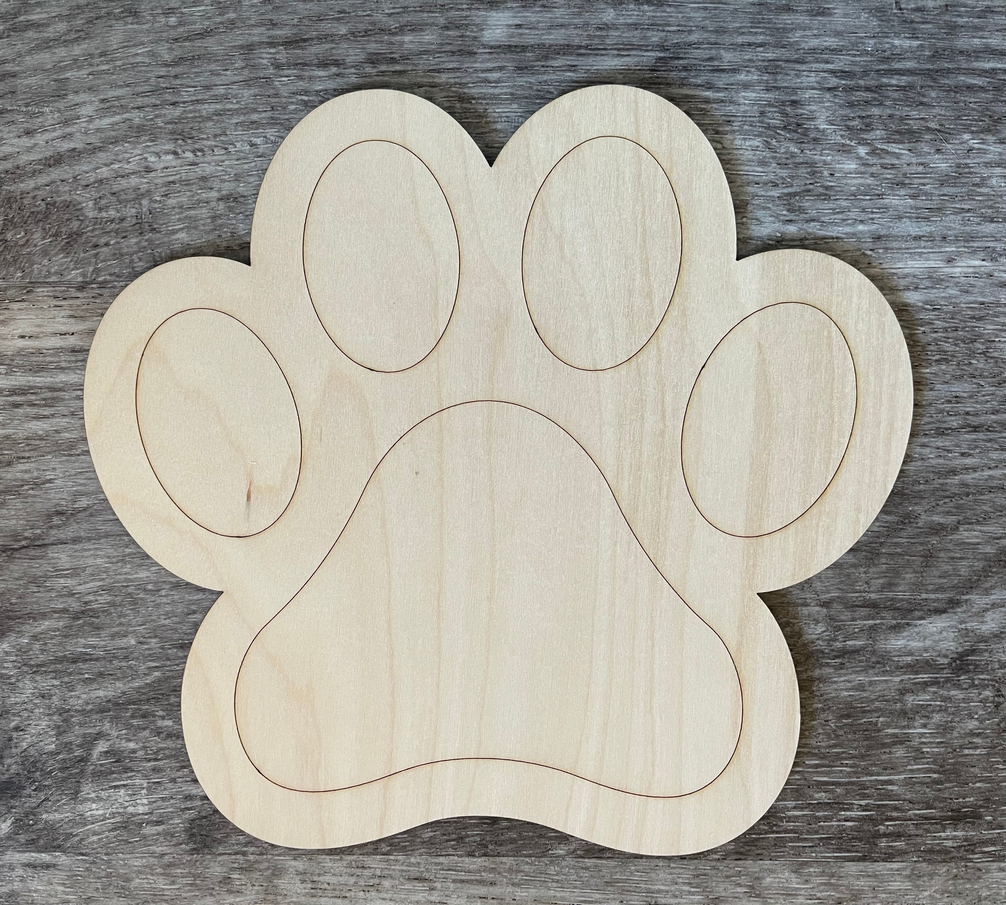 Paw Print Blank