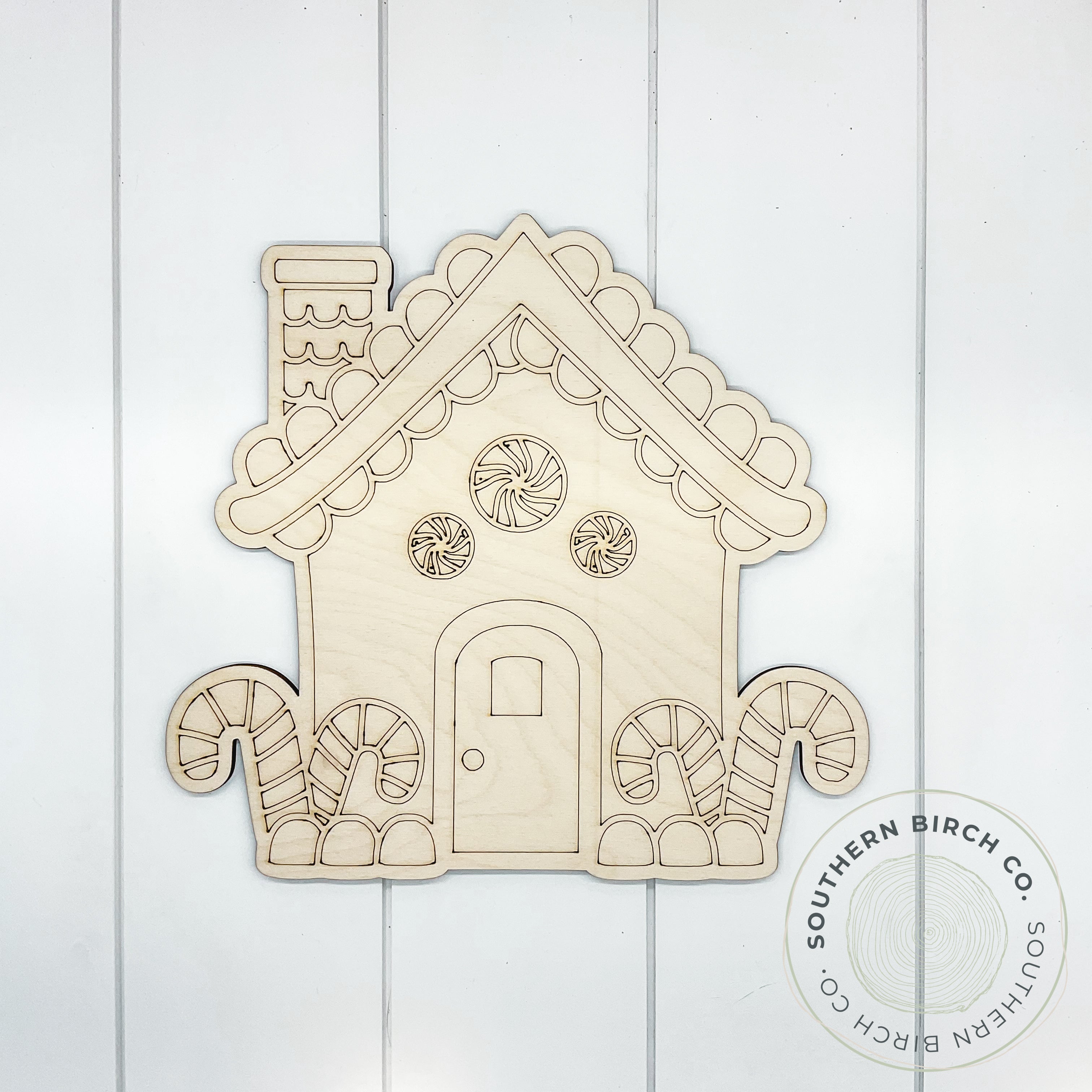 Gingerbread House Blank