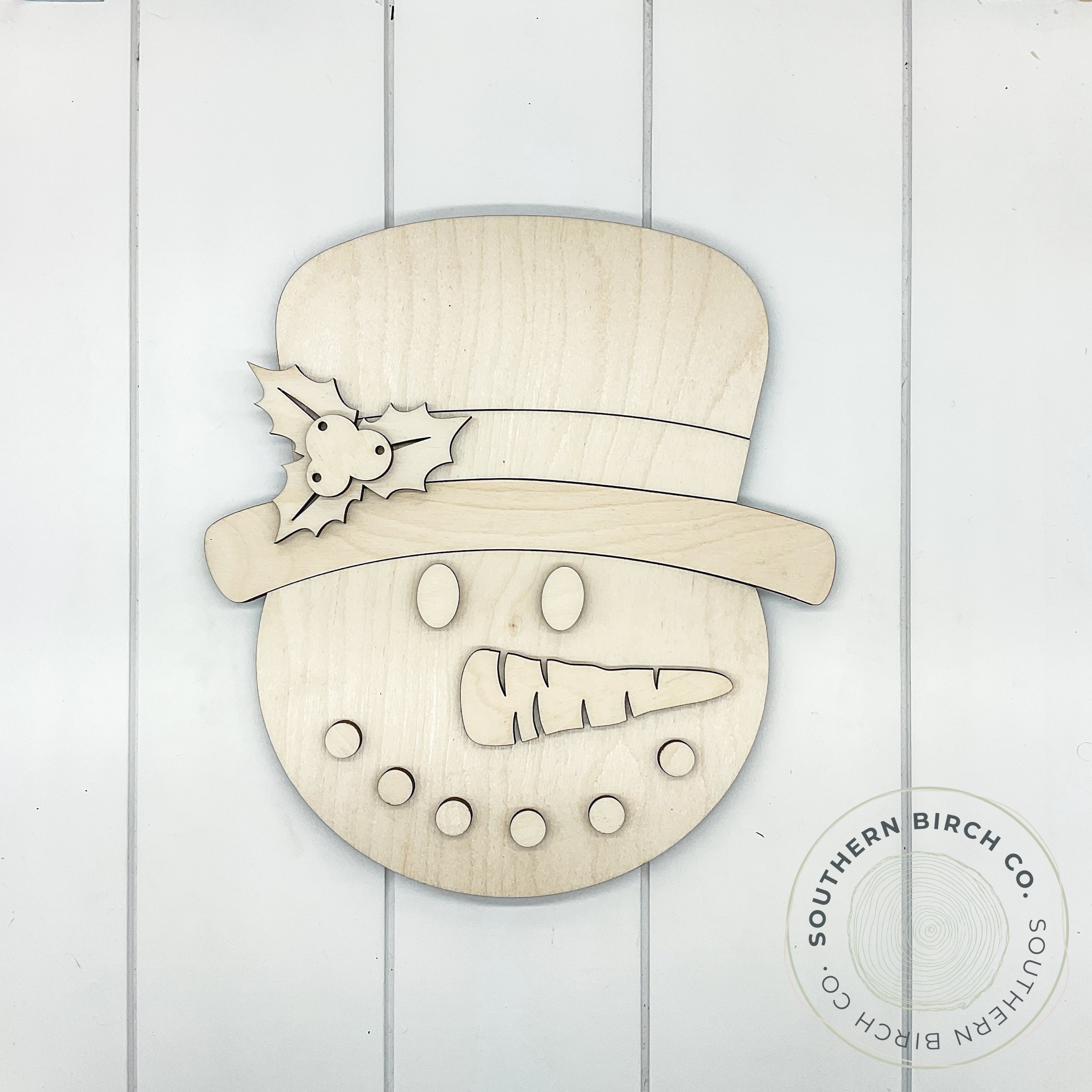 Snowman Head 3D Blank