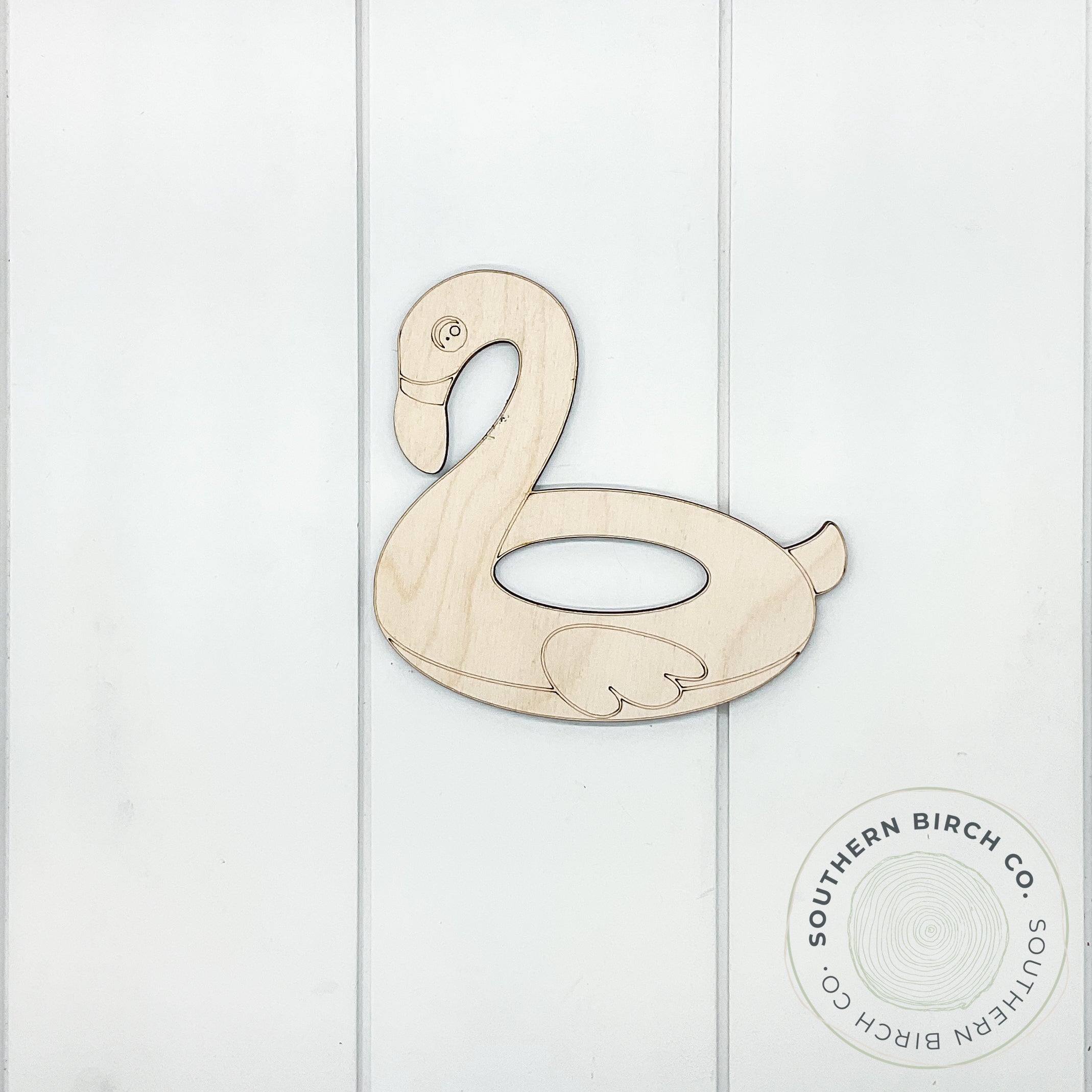 Flamingo Pool Float Blank