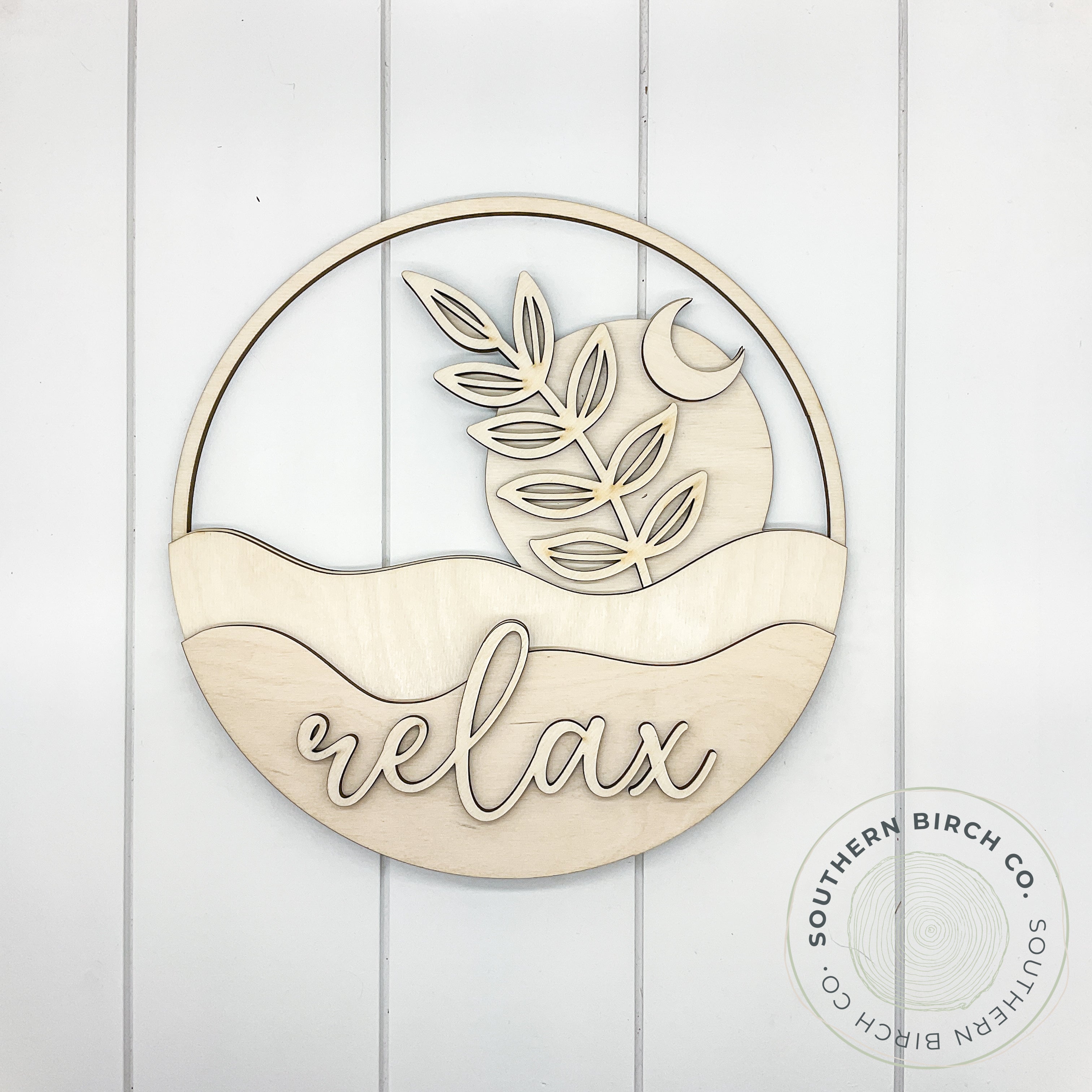 Relax 3D Round Blank (Boho)