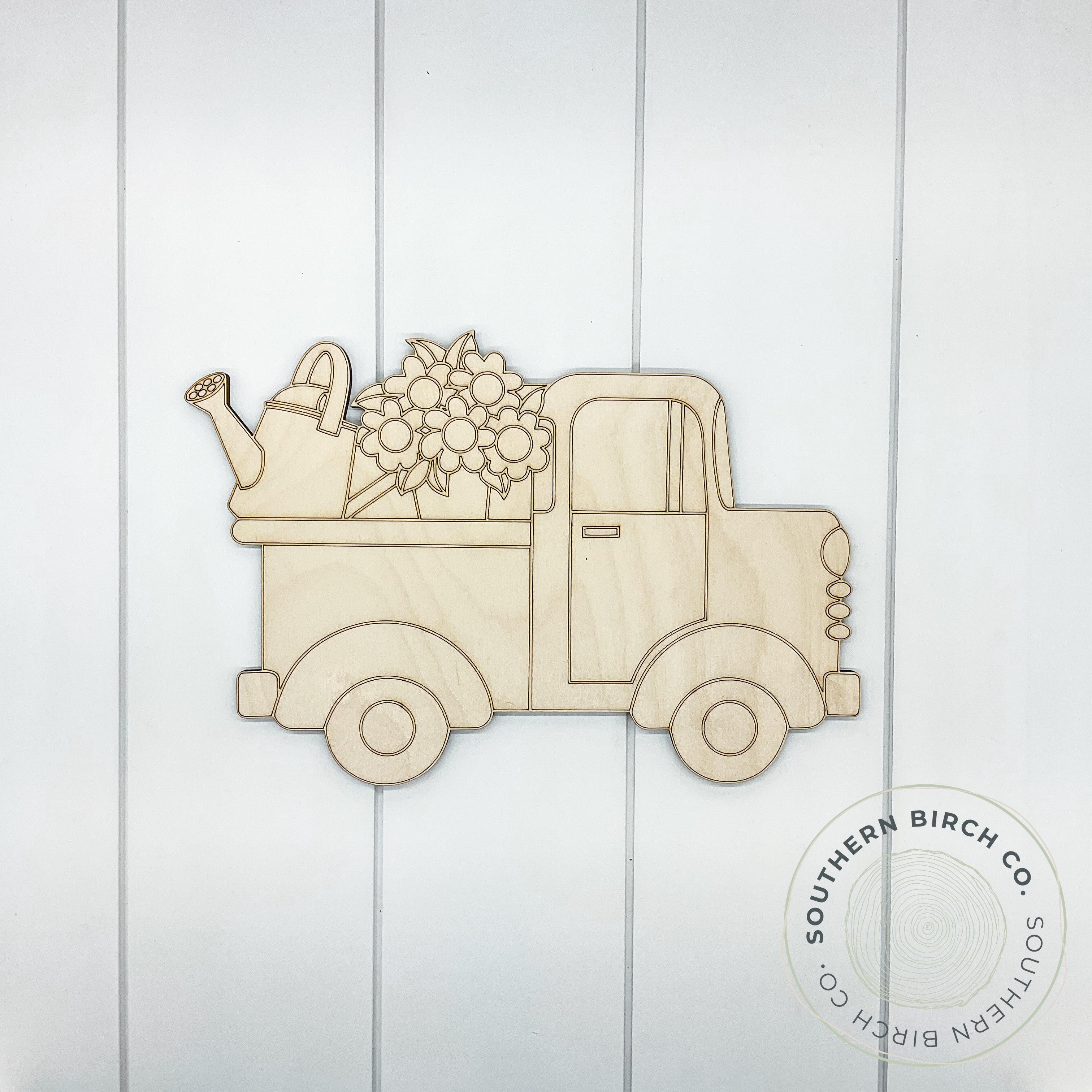 Flower Truck Blank