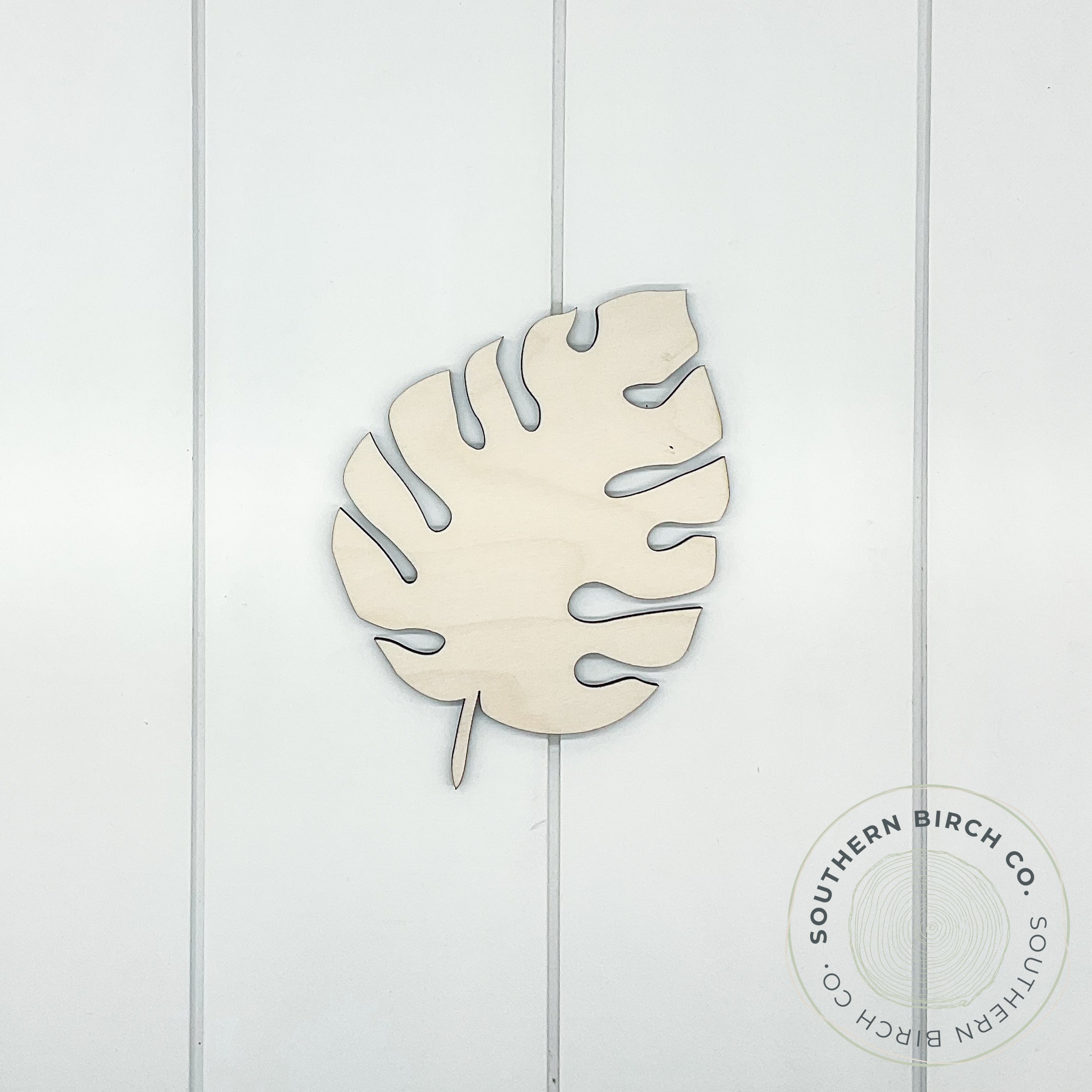 Monstera Leaf Blank