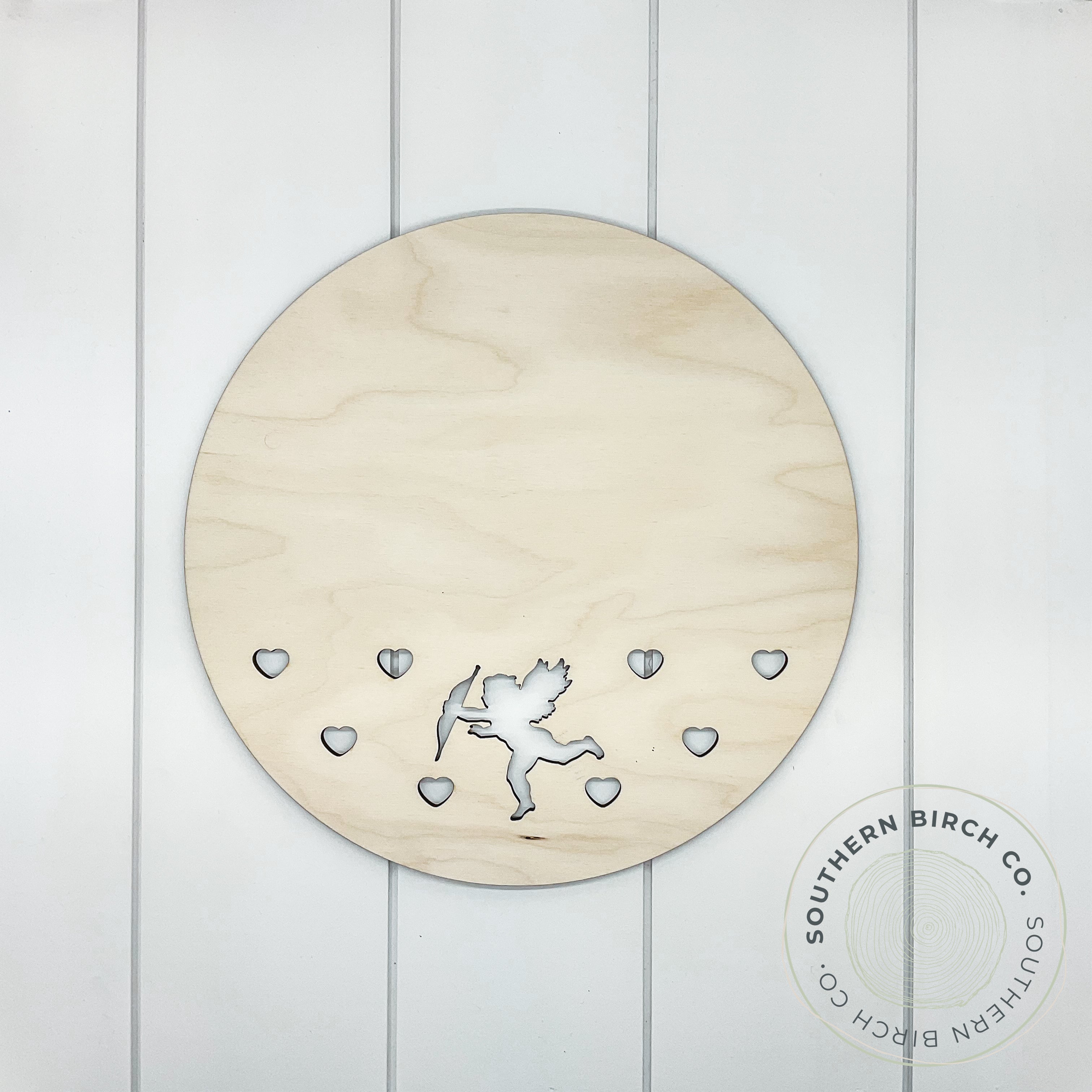 Round Cutout Blank (Cupid)