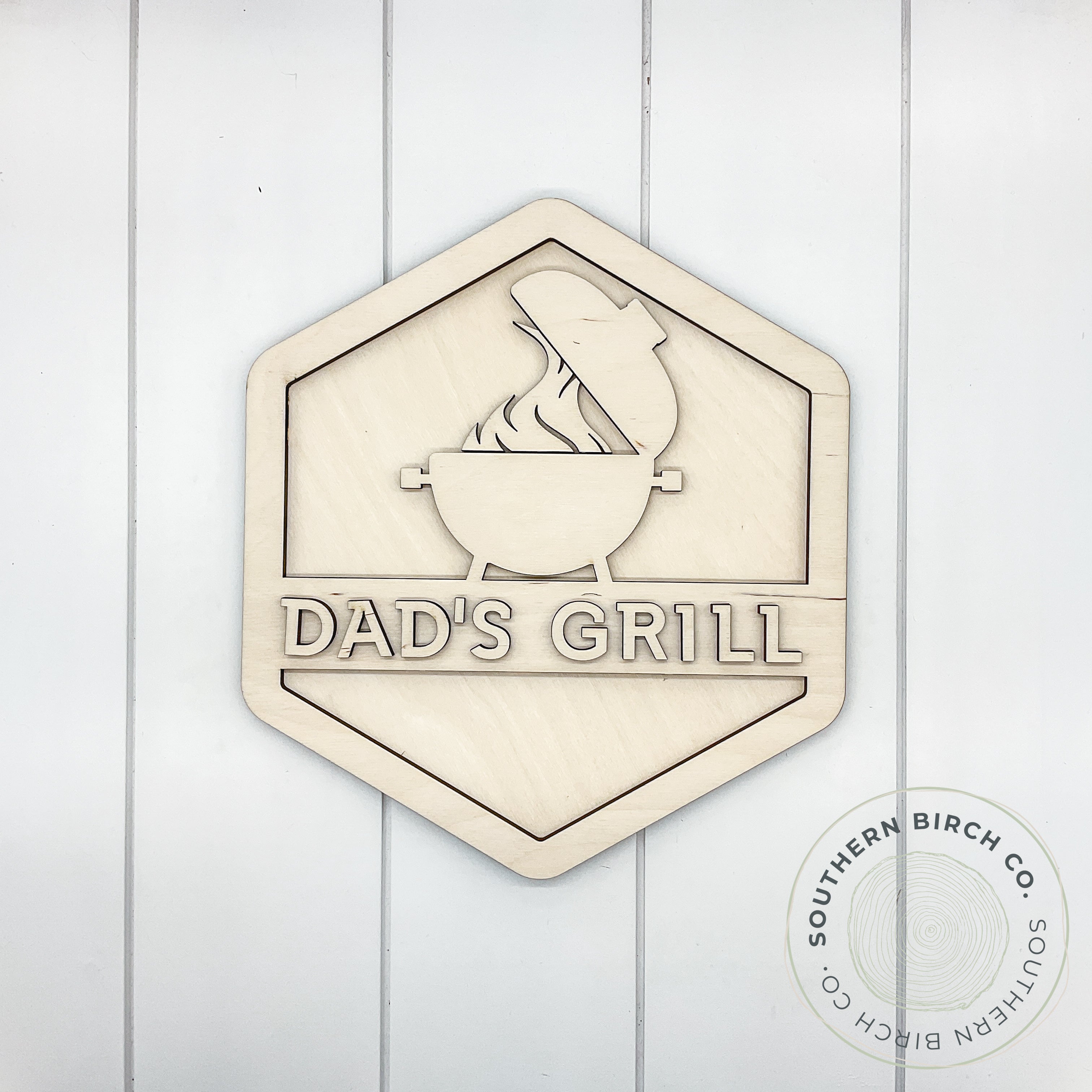 Dad's Grill 3D Blank