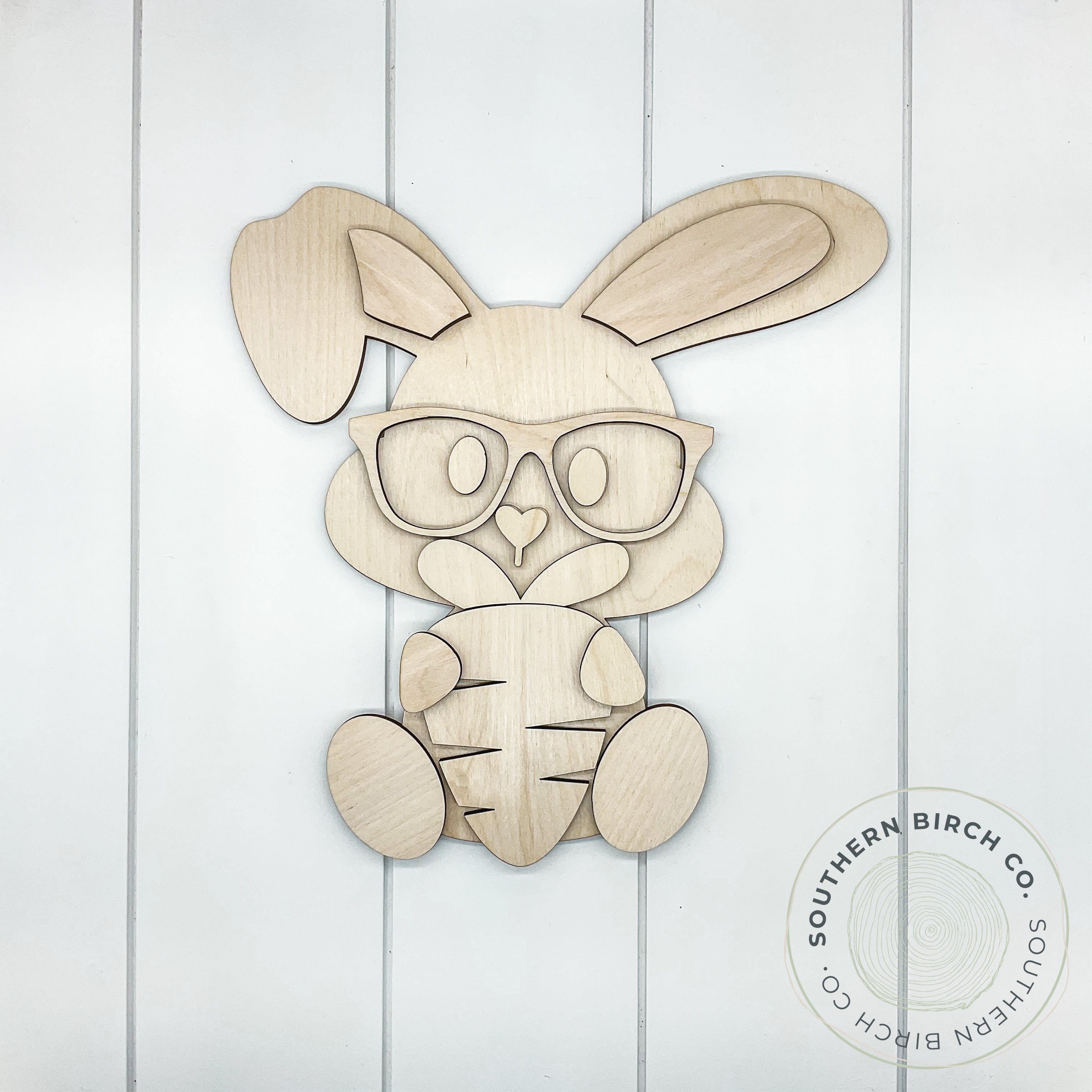 Bunny 3D Blank (Glasses)