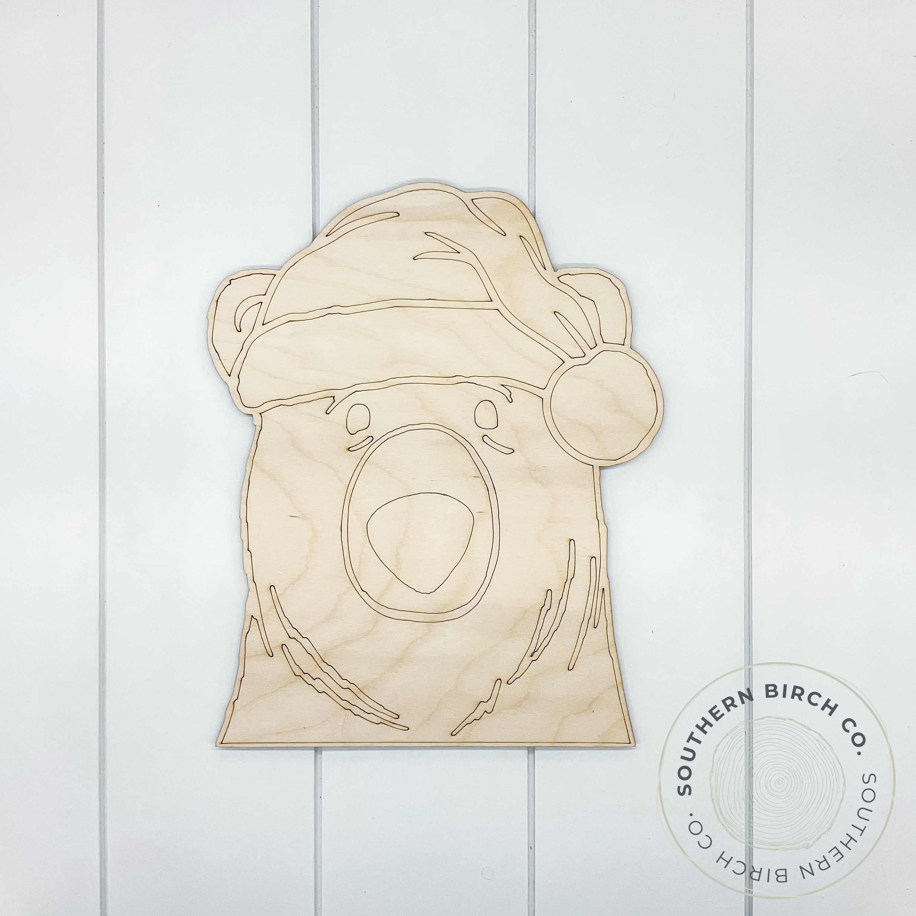 Bear Blank (Santa Hat)