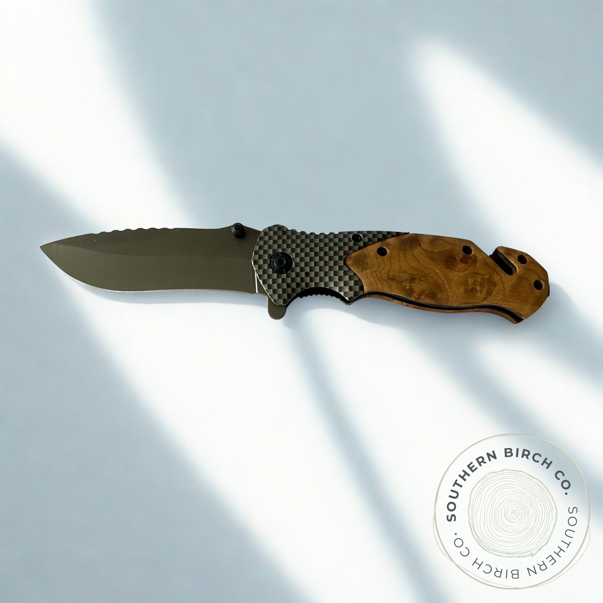 Shadow Wood Handled Knife