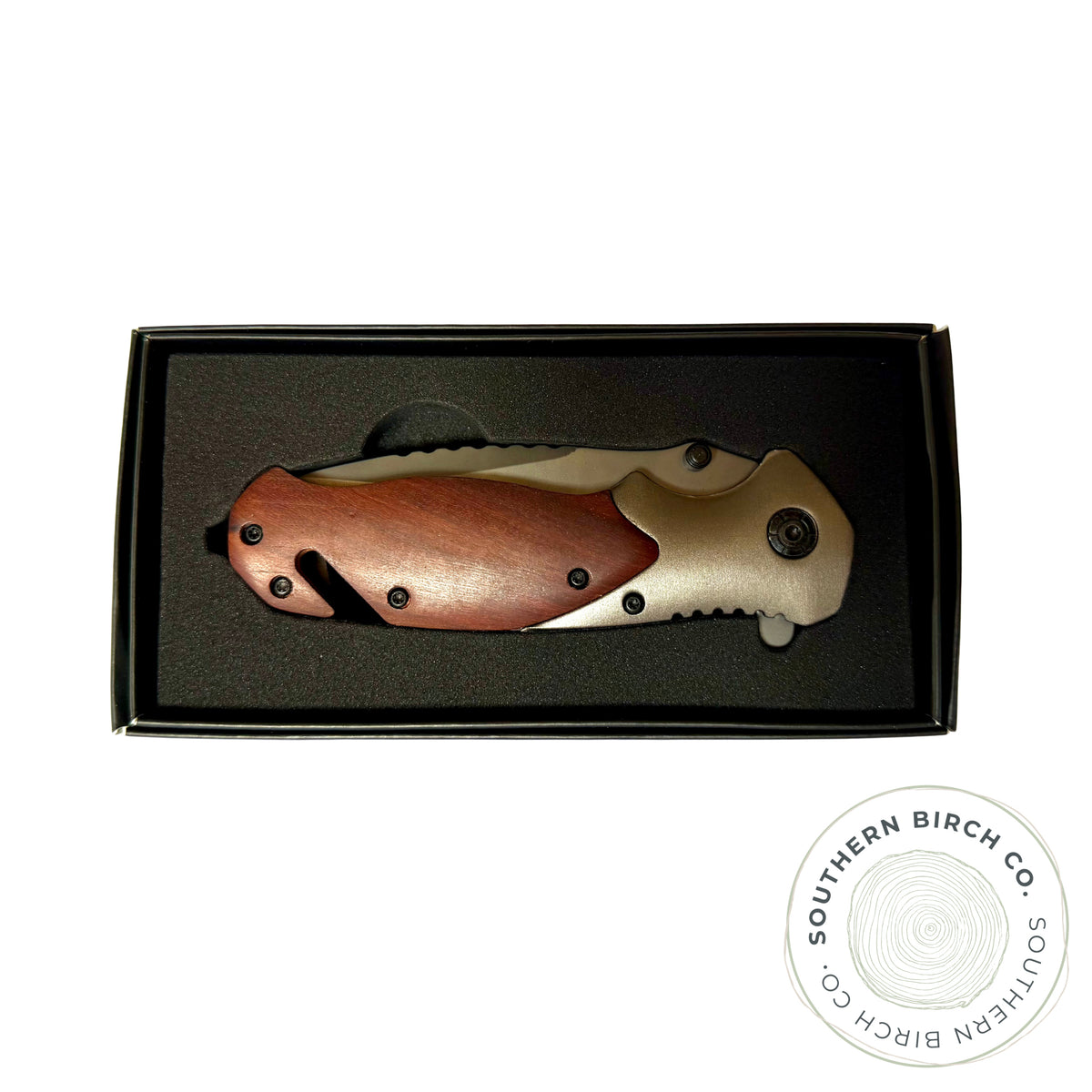 Rose Wood Handled Knife (Stainless Handle)