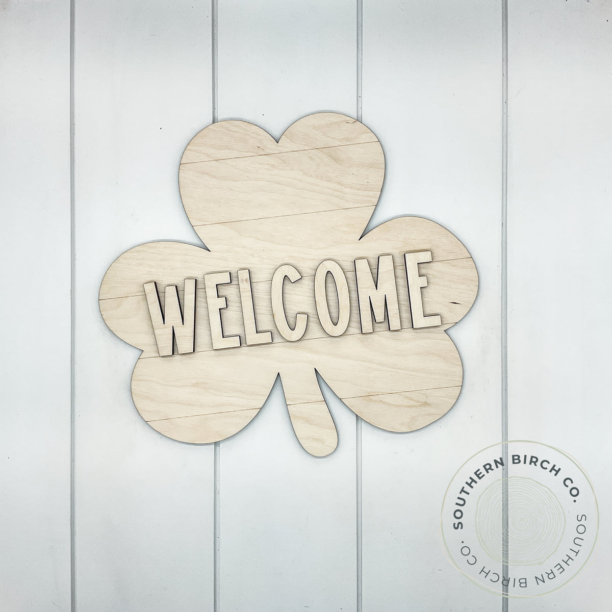 Shamrock 3D Blank (Welcome) | Southern Birch Company