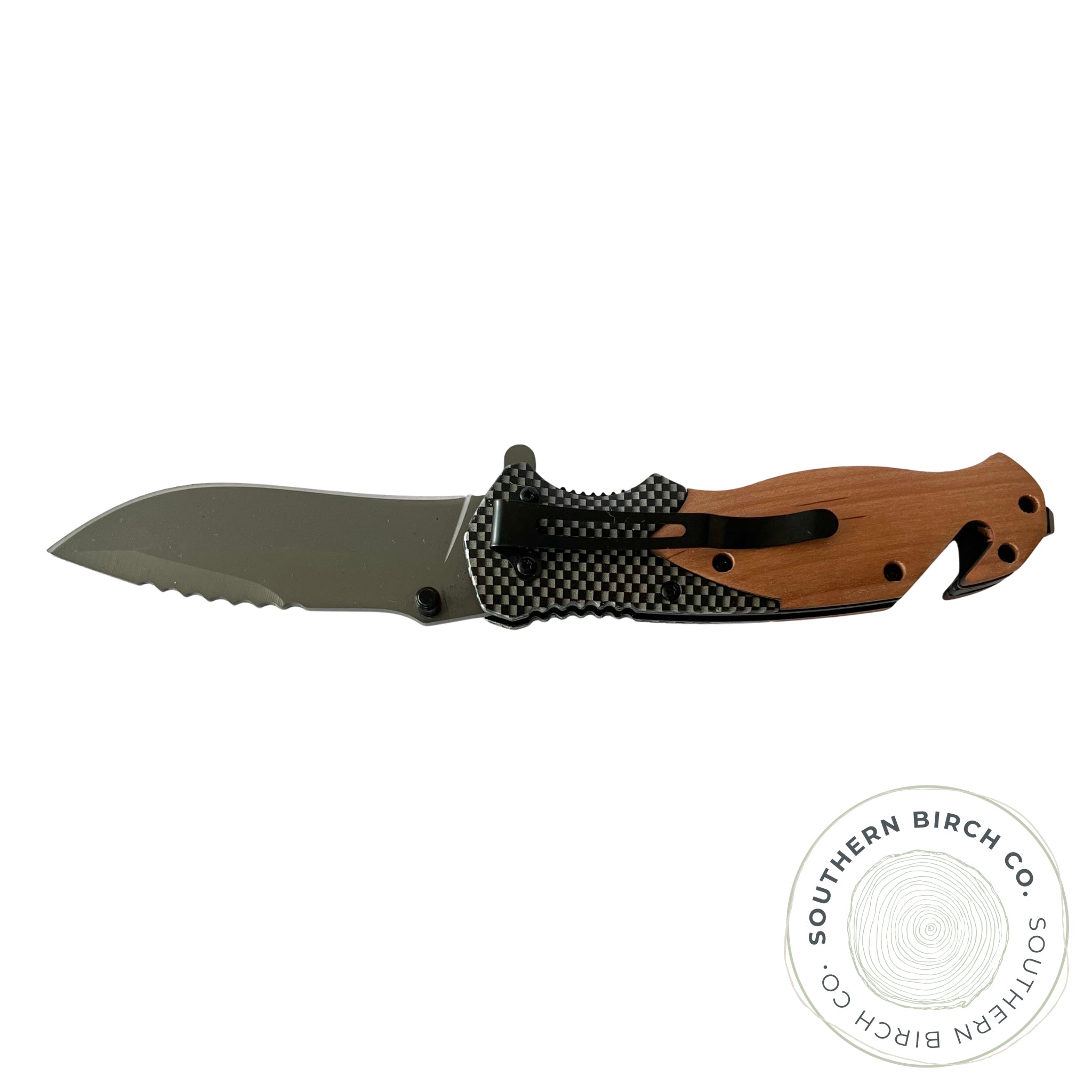 Walnut Wood Handled Knife