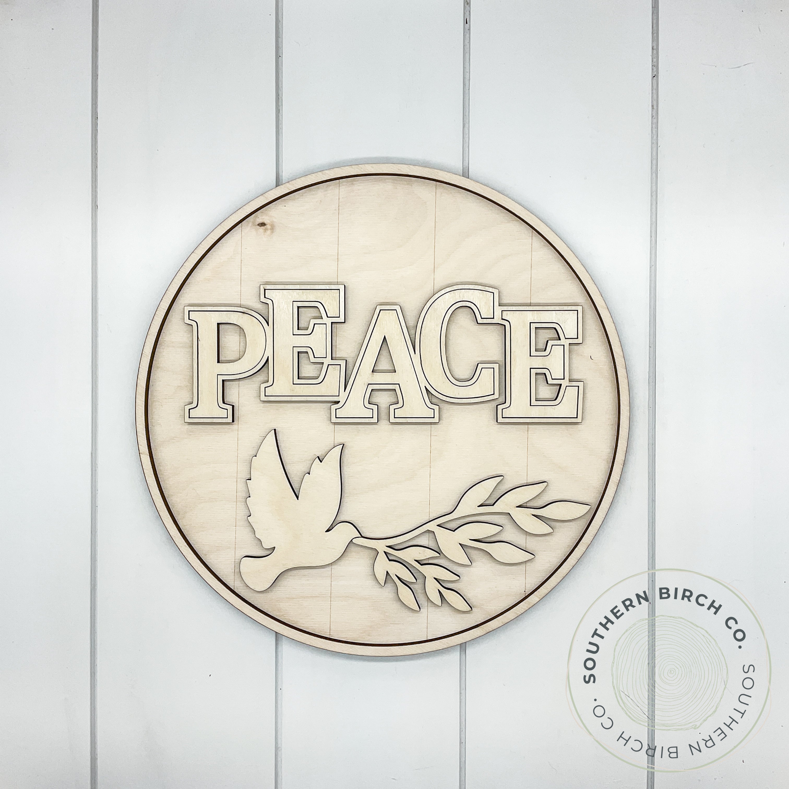 Peace 3D Round Blank