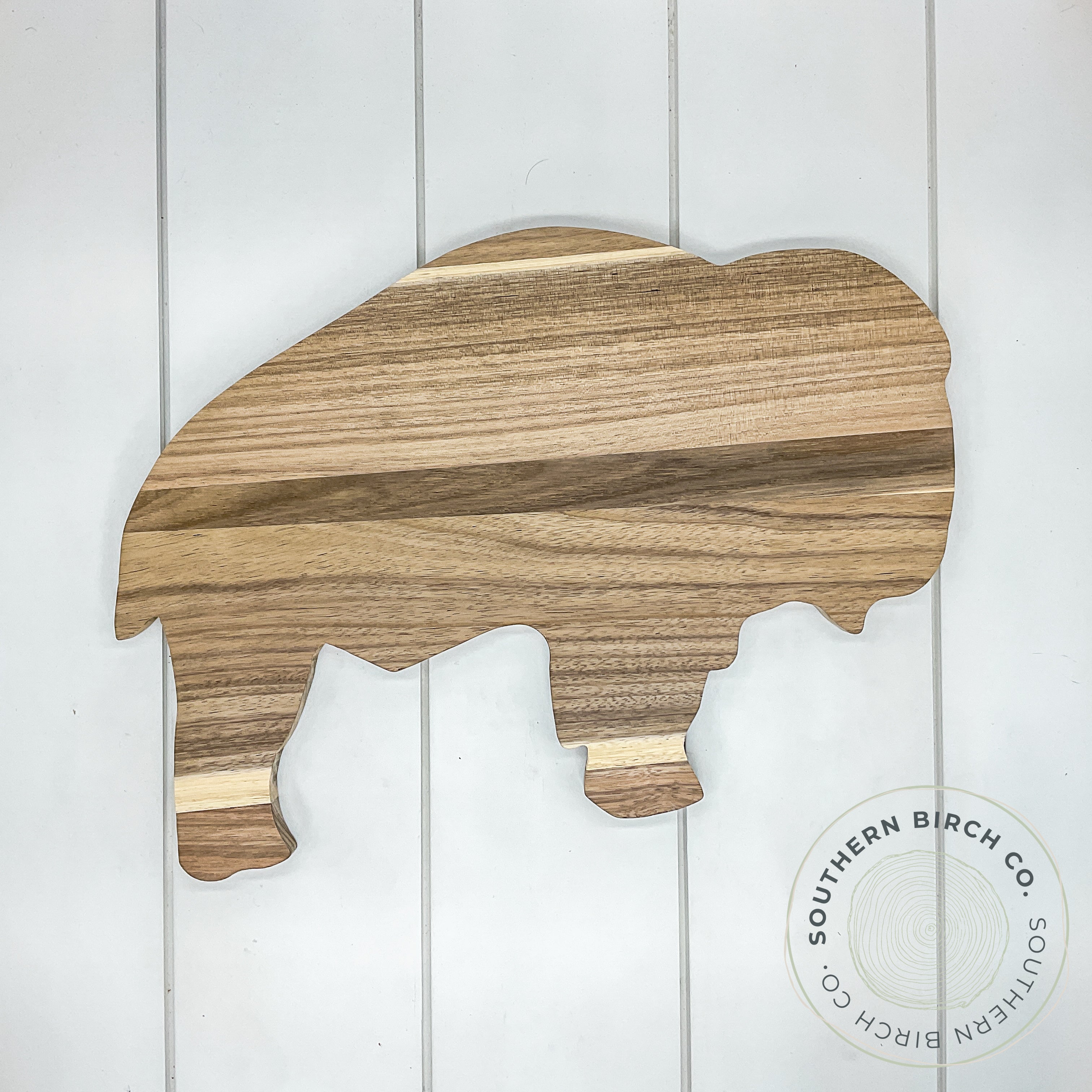 Acacia Wood Cutting Board (Buffalo)