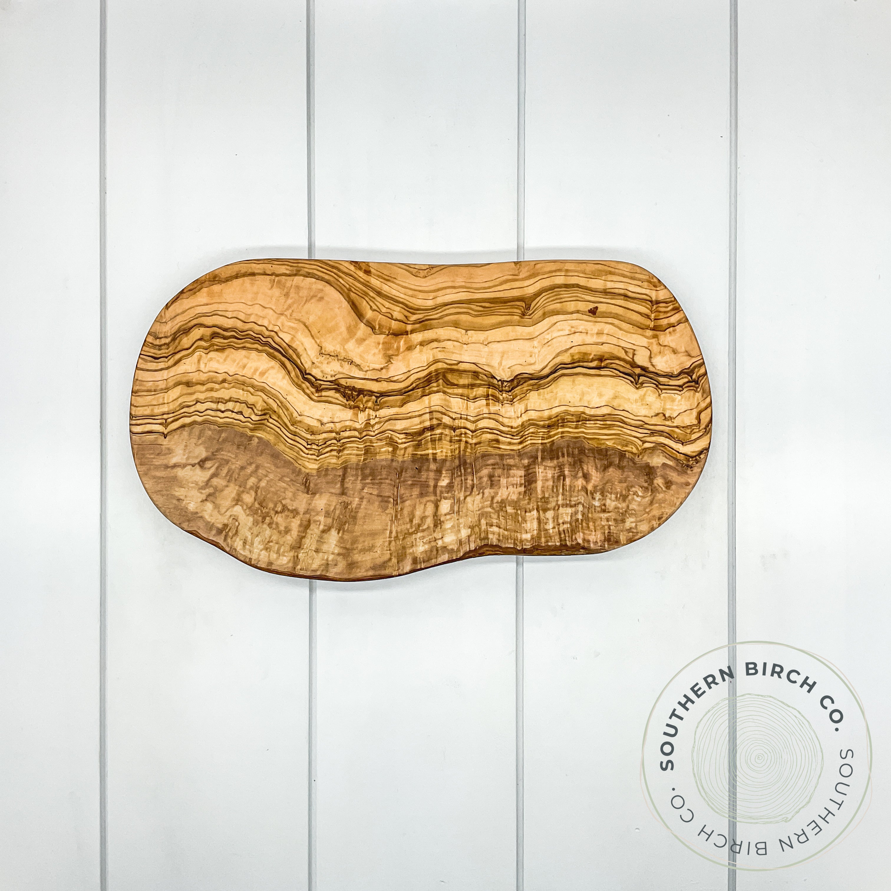 Olive Wood Cutting Board (Irregular Oval)