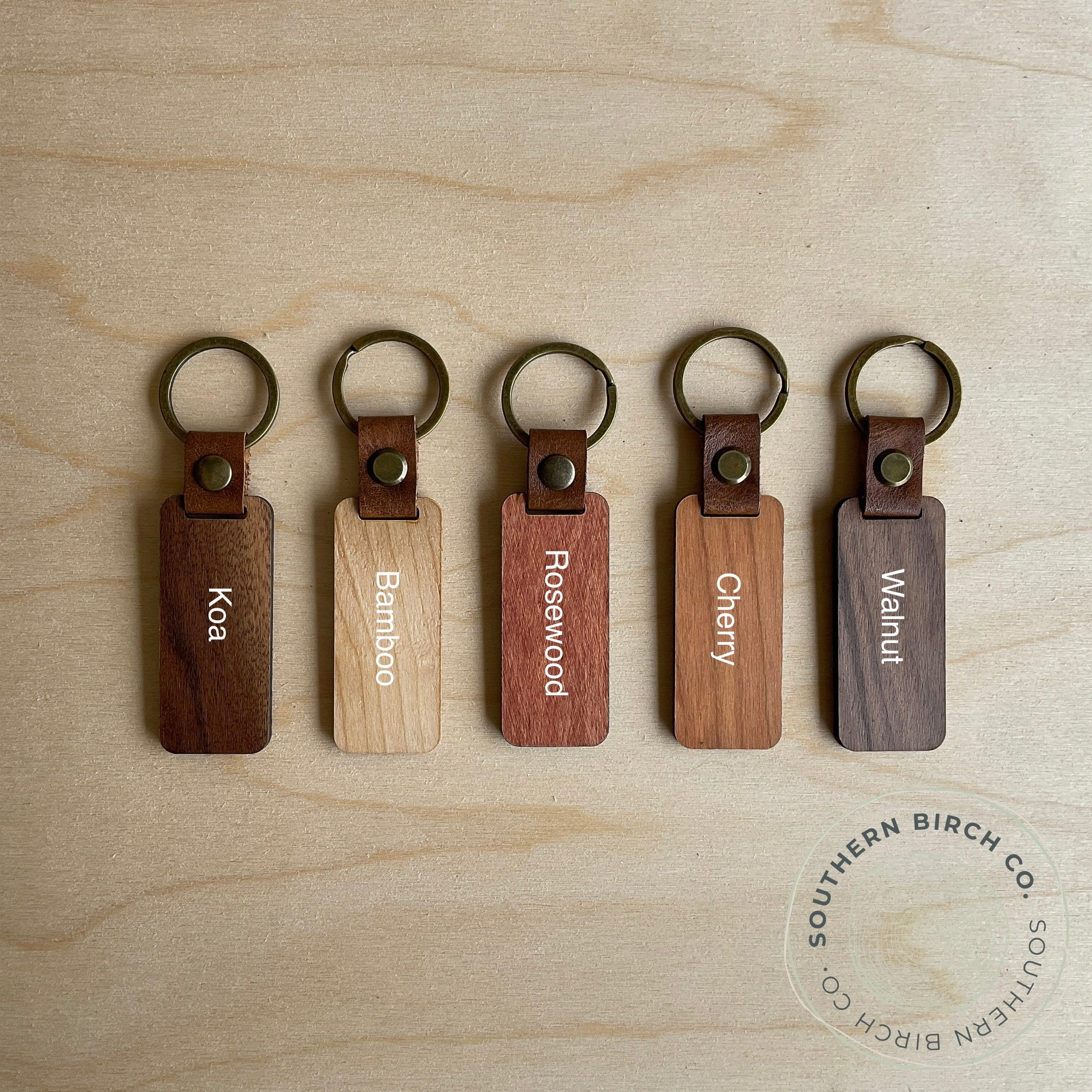 Wooden Keychains