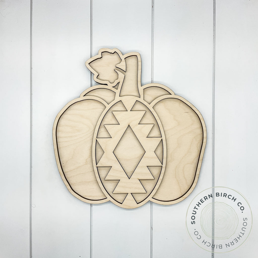 Pumpkin 3D Blank (Aztec)