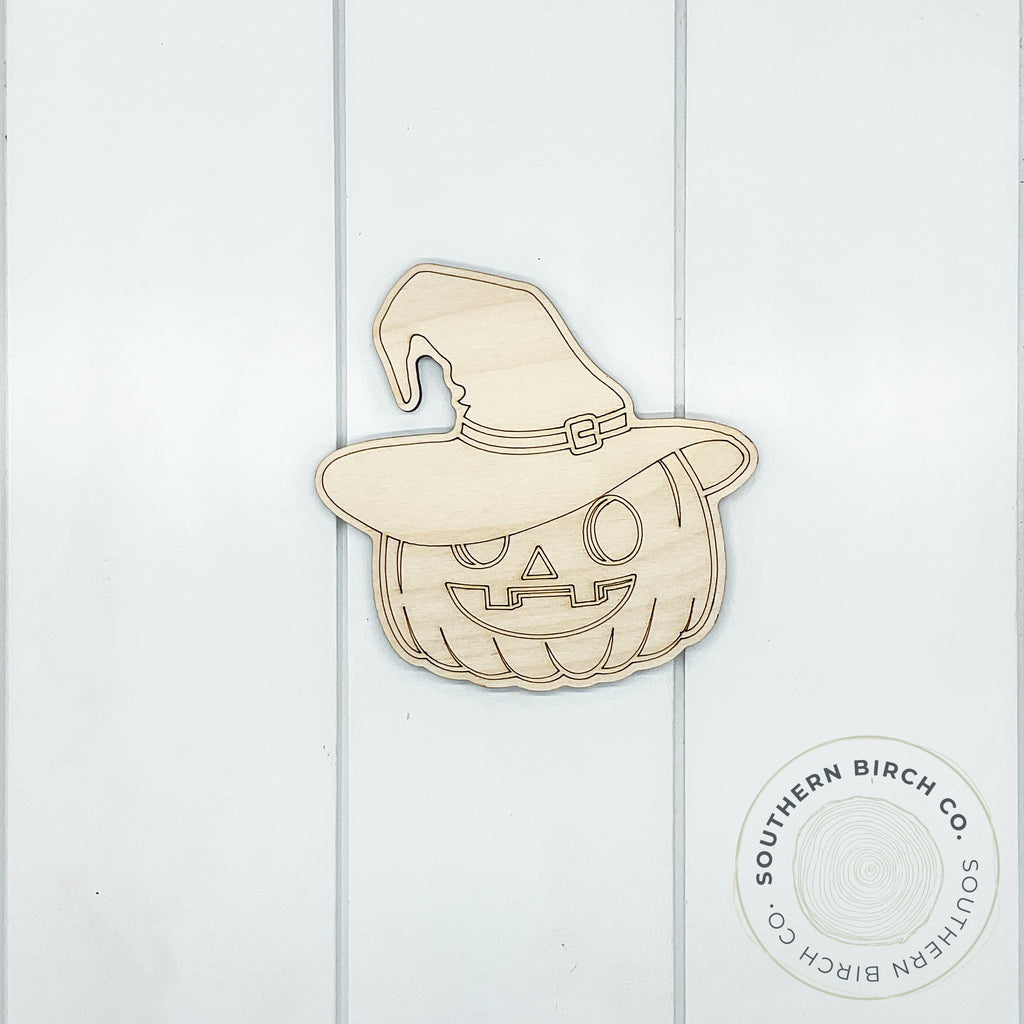 Jack-O-Lantern Blank (Floppy Hat)