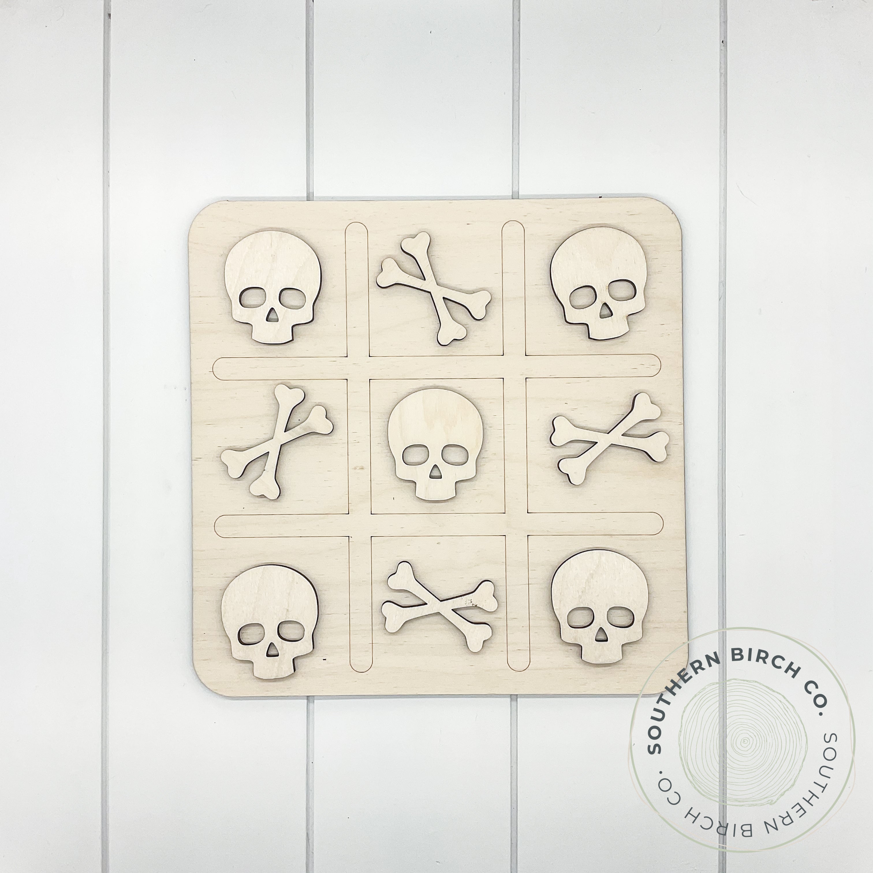 Tic Tac Toe Game (Skull/Bones)