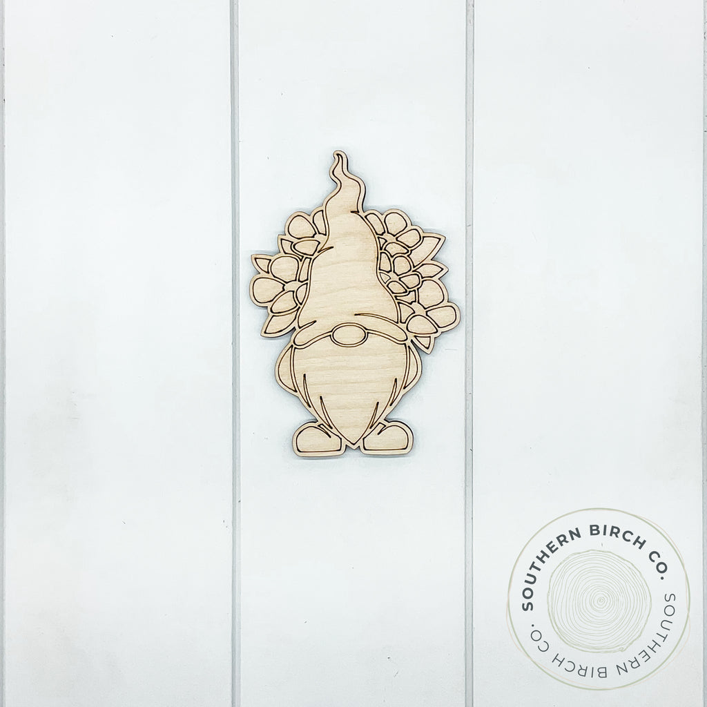 Gnome Blank (Floral Wreath)