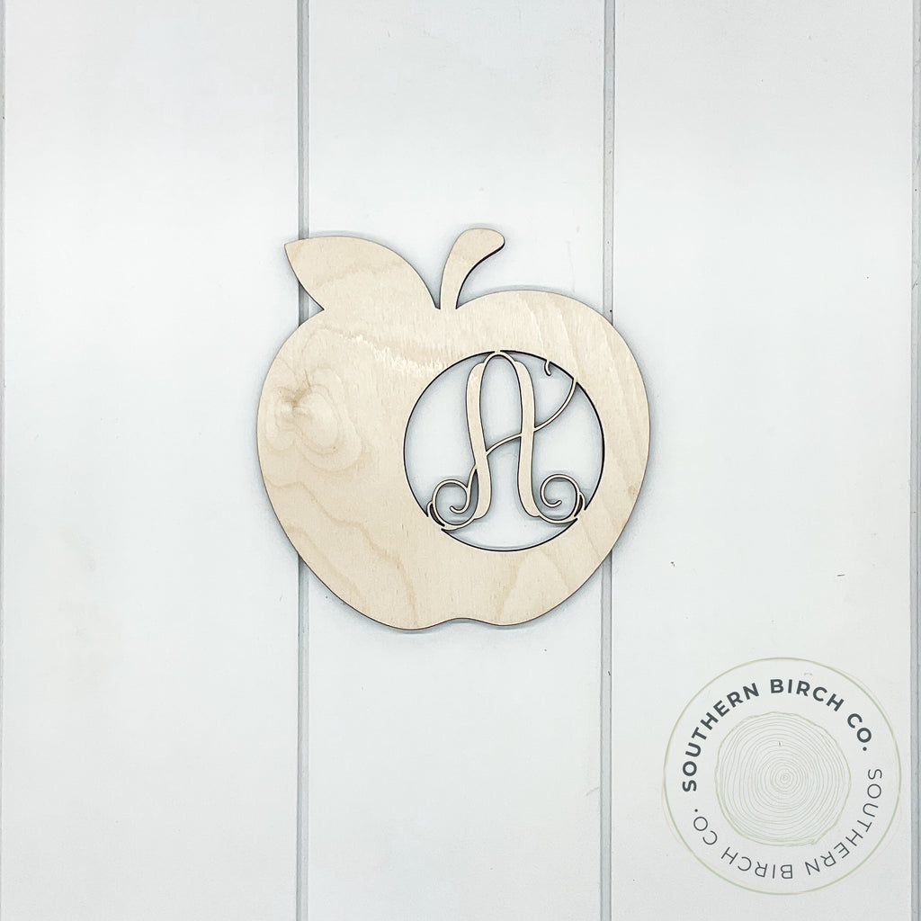 Monogram Apple Blank