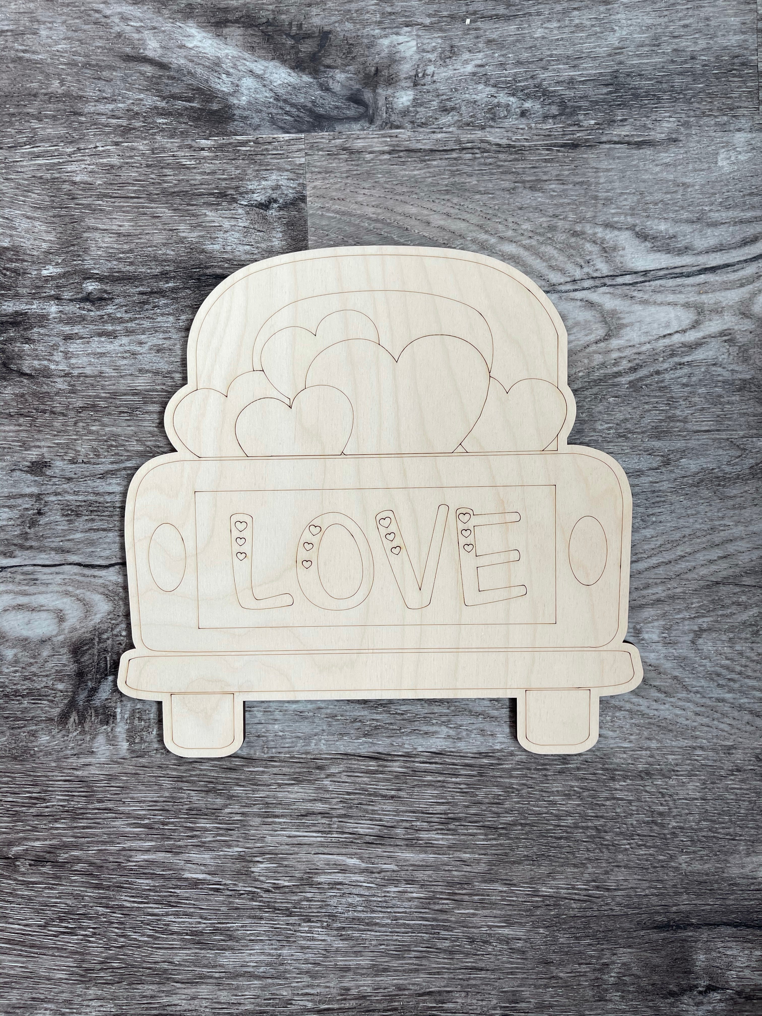 Love Truck Blank