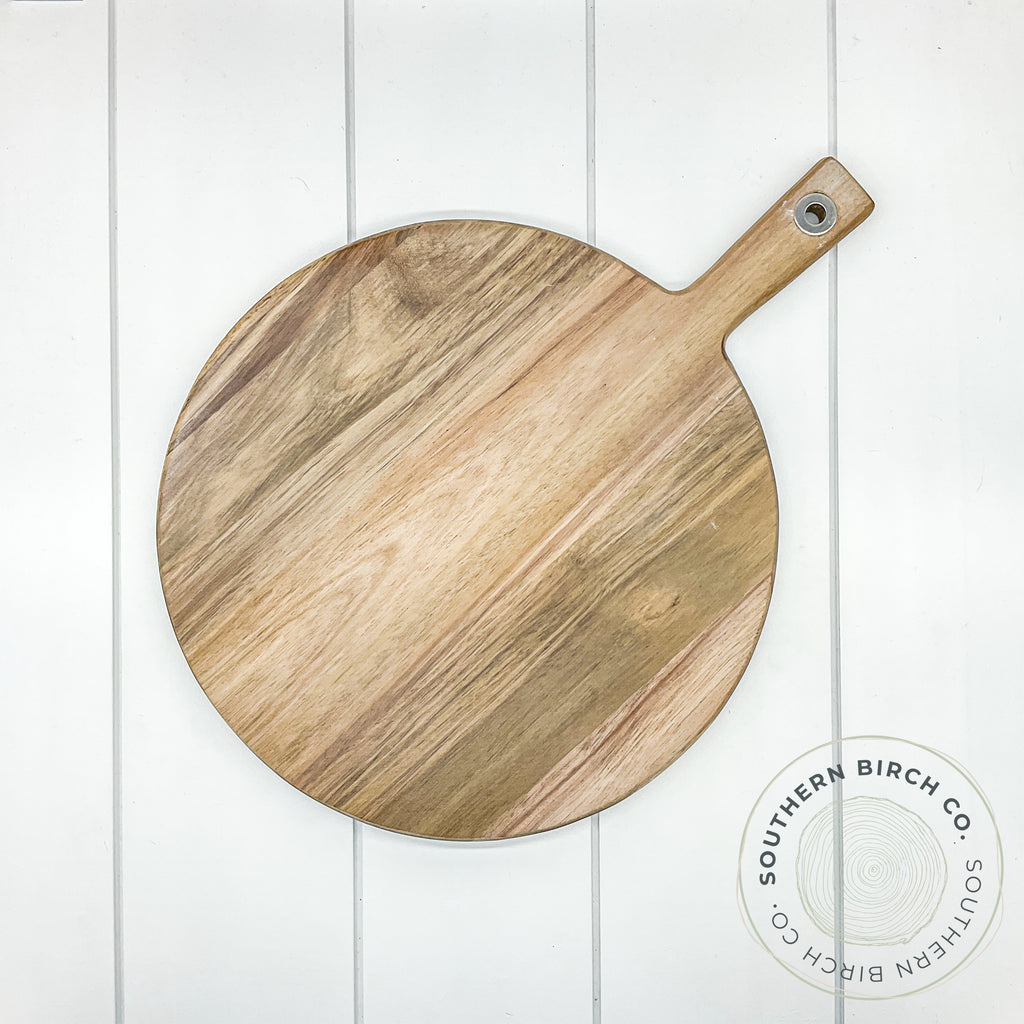 Acacia Wood Cutting Board (Round)