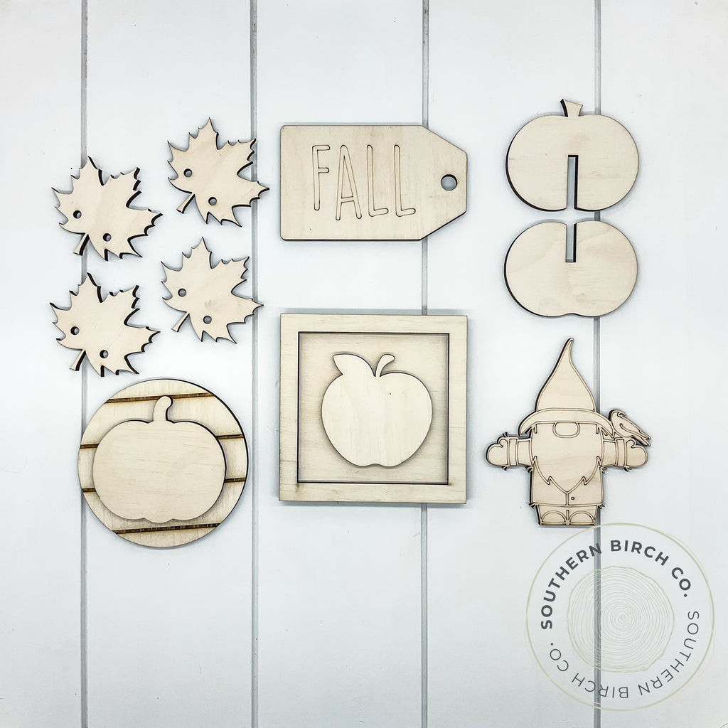 Fall Tiered Tray Set