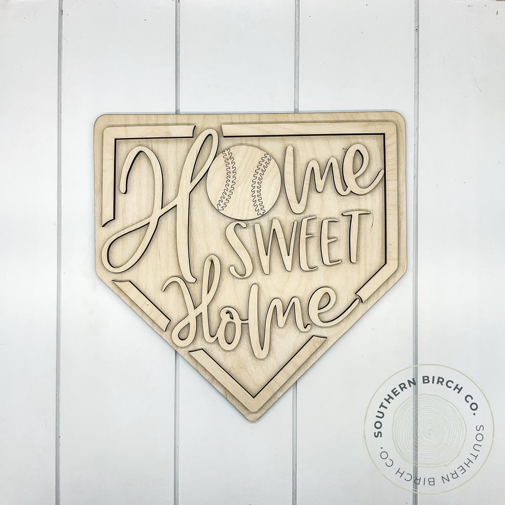 Home Sweet Home 3D Blank (Baseball)