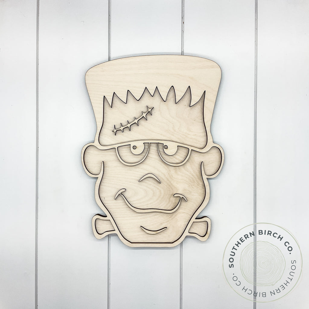 Frankenstein Head 3D Blank