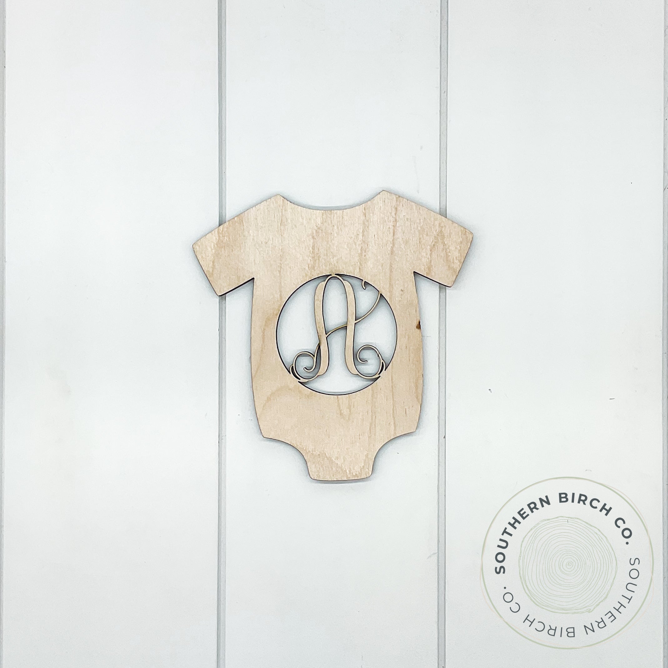 Monogram Onesie Blank